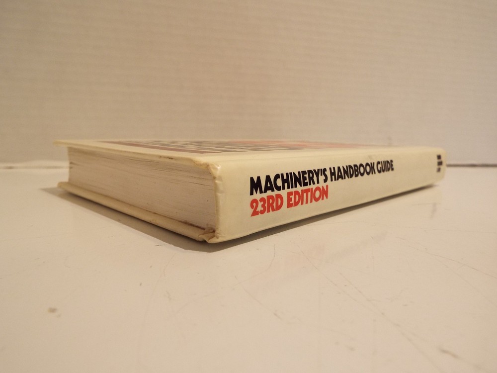 Machinery's Handbook Guide 23 Supplement Hardback Revised Edition
