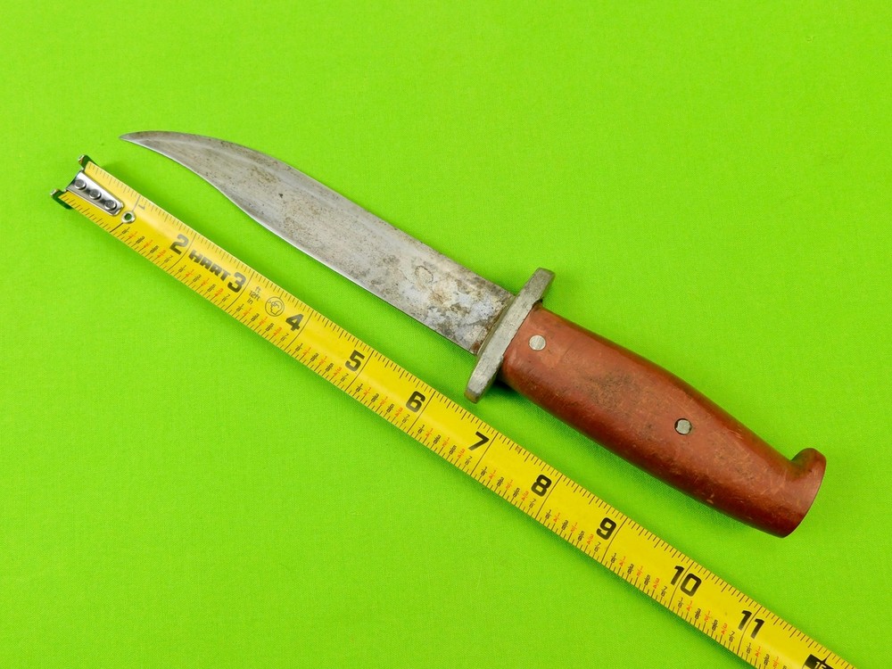 US WW2 Custom Made Theater Fighting Knife w/ Sheath