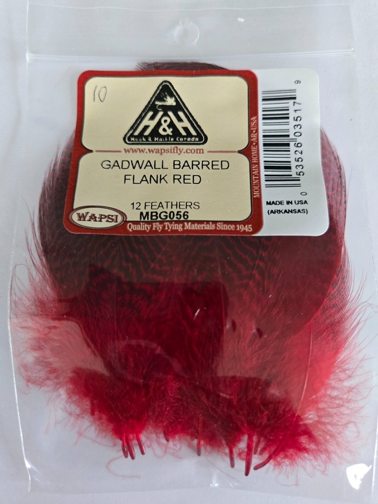 Gadwall Barred Flank    color: MBG056    Red