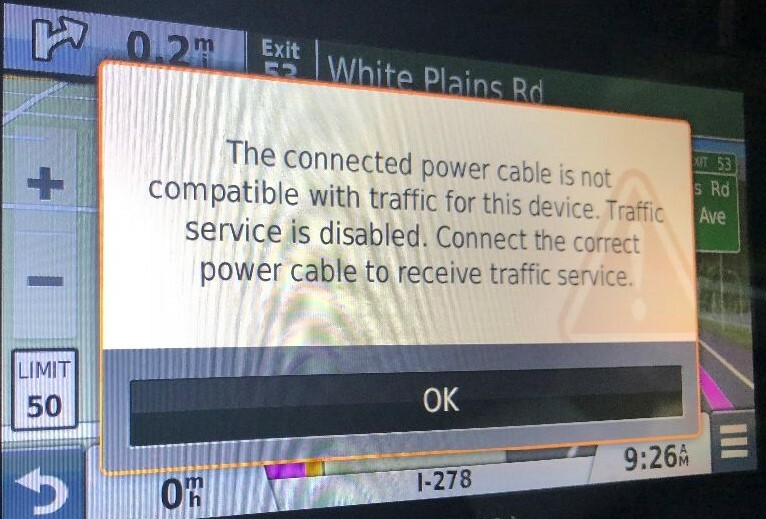 TA-20 Power Cable/Traffic Antenna design for Garmin Nuvi GPS w/Built in Receiver