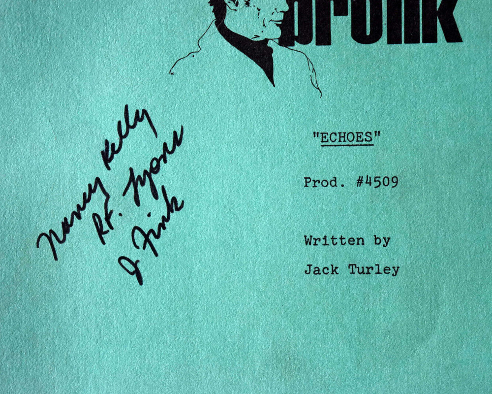 1975 Bronk (Echoes) Original First Draft Script Screenplay