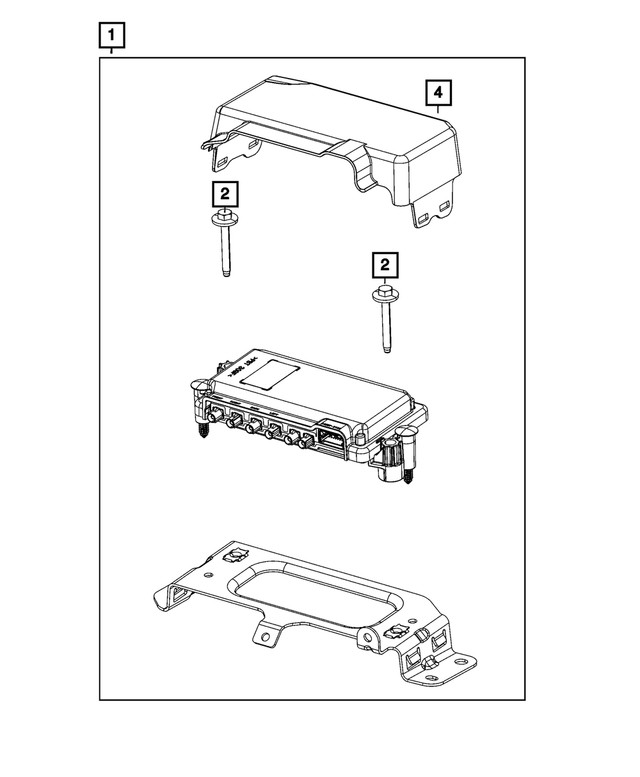 Genuine Mopar Camera Processor Module 56029967AF