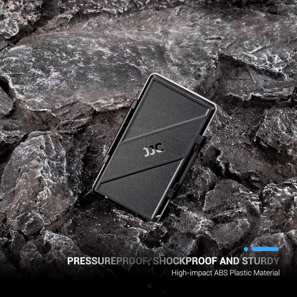 30 Slots Micro Sd Card Case With Index Label, Water Resistant & Shockproof Micro