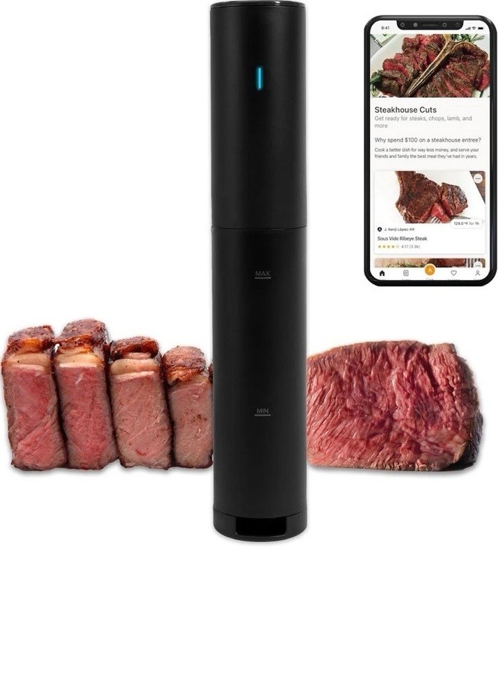 Anova Precision Cooker Mini Lite Sous Vide Immersion Circulator Black