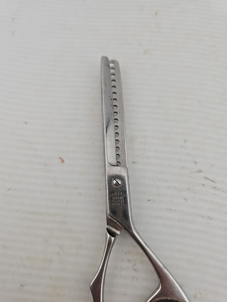Cricket Centrix 1660 Thinning Shears Scissors Hitachi Silver Made In Korea