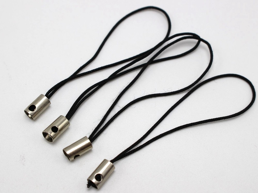 100 Black Mobile Cell Phone Dangle Strap Lariat Lanyard Cords