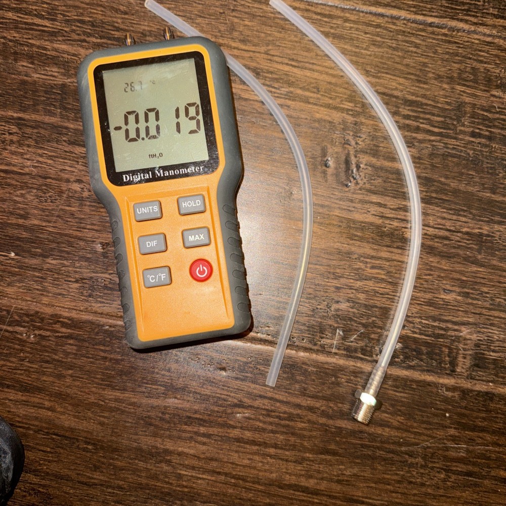 Durable ABS Digital Manometer - Accurate Pressure Measurements with Backlight