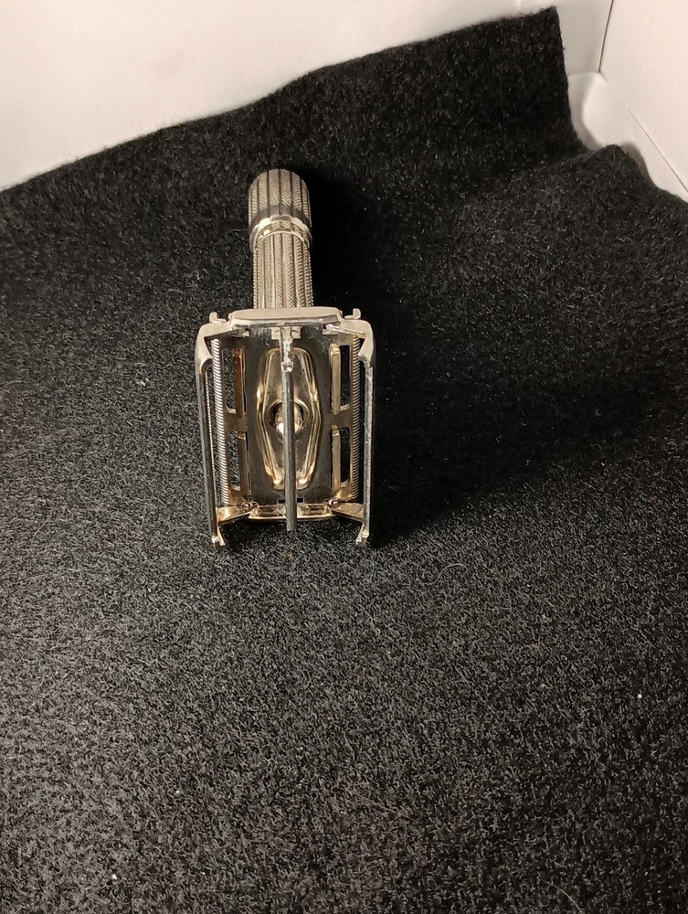 Vintage Gillette E1 Fatboy Adjustable Safety Razor