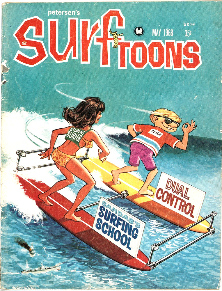 SurfToons magazine- May 1968- Free shipping