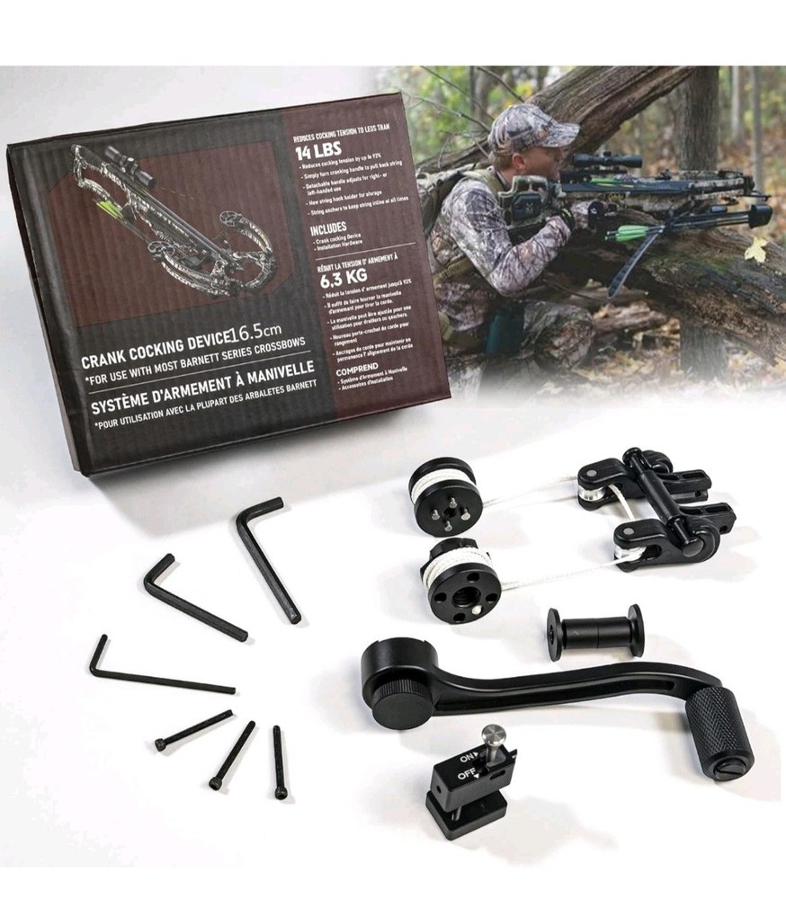 Crossbow Crank Cocking Device
