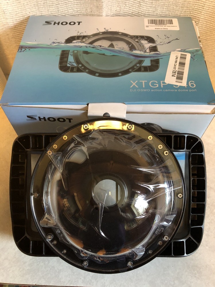 SHOOT Dome Port Diving Housing Case Lens -Dual Handle