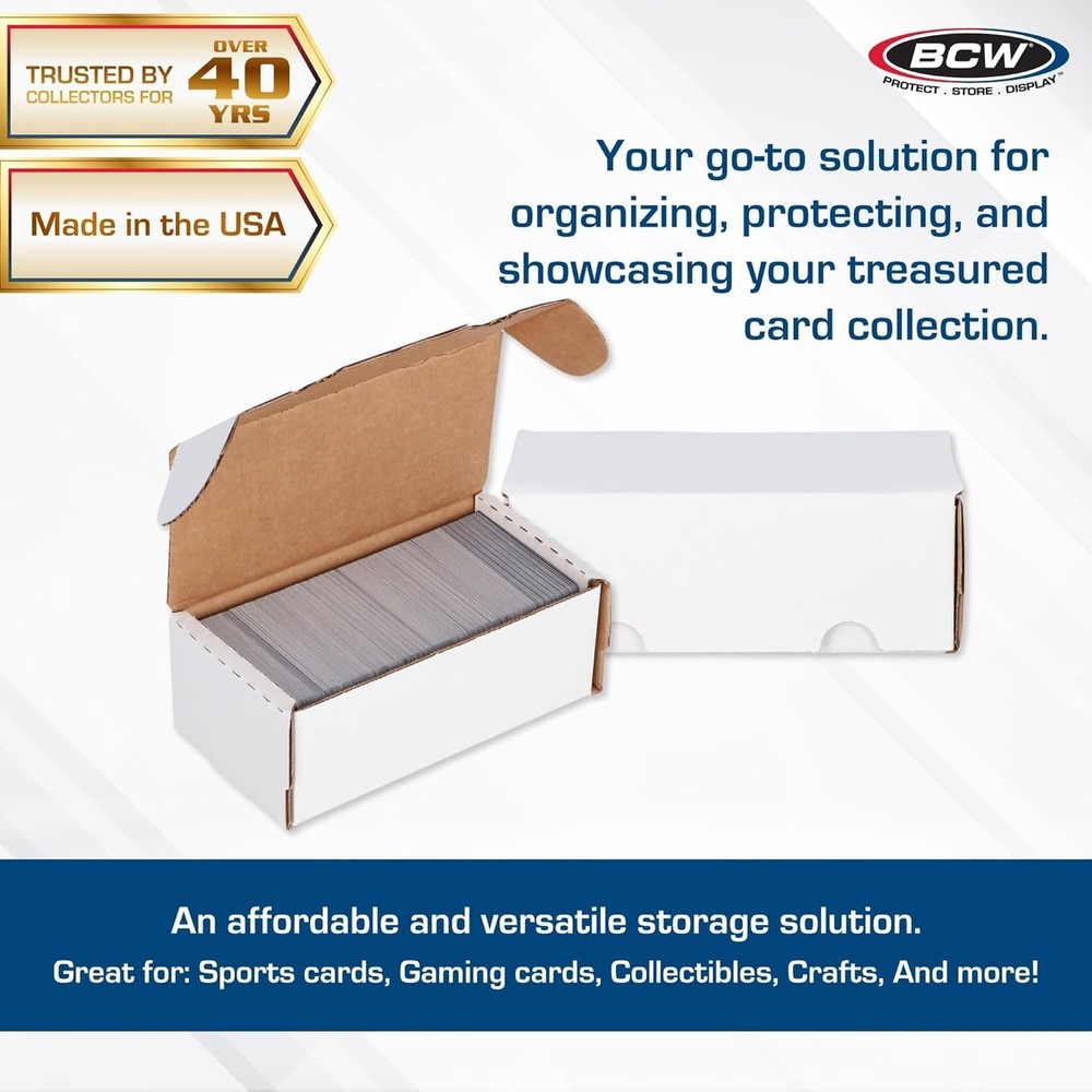 Compact & Stackable 400-Count Trading Card Storage - Dustproof & Lockable Design