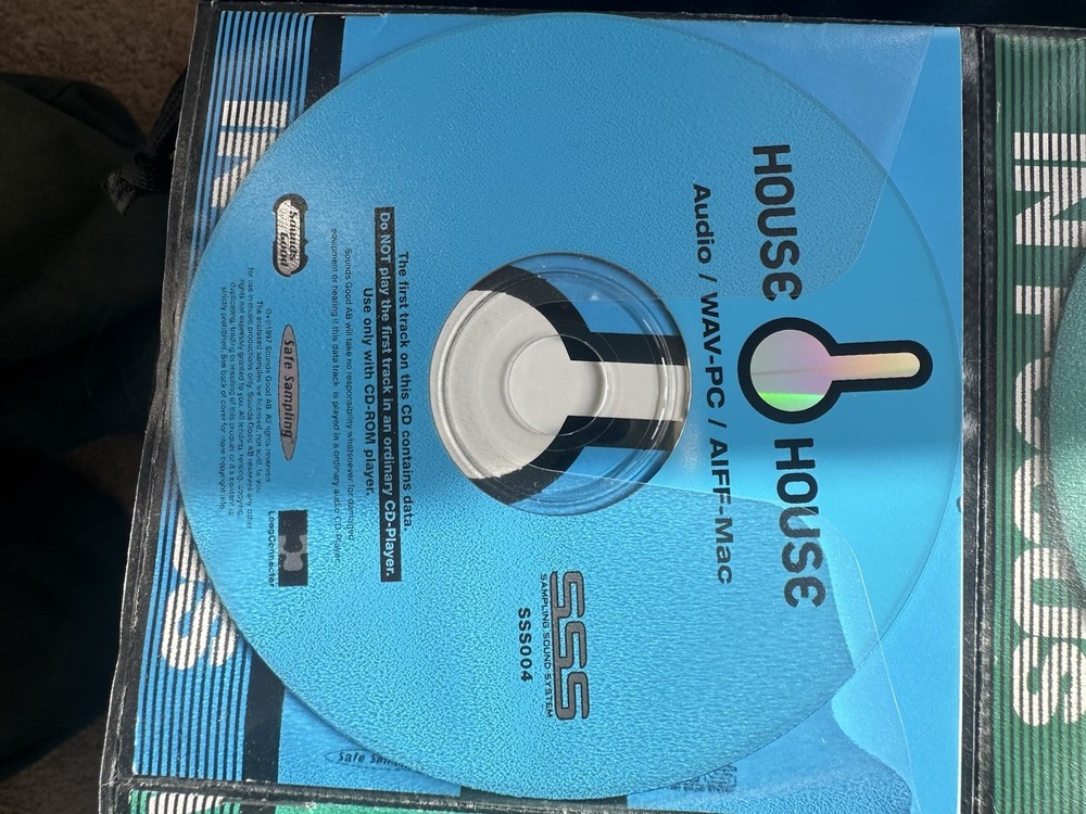 Four sampling sound systems loop and sample discs for your music production