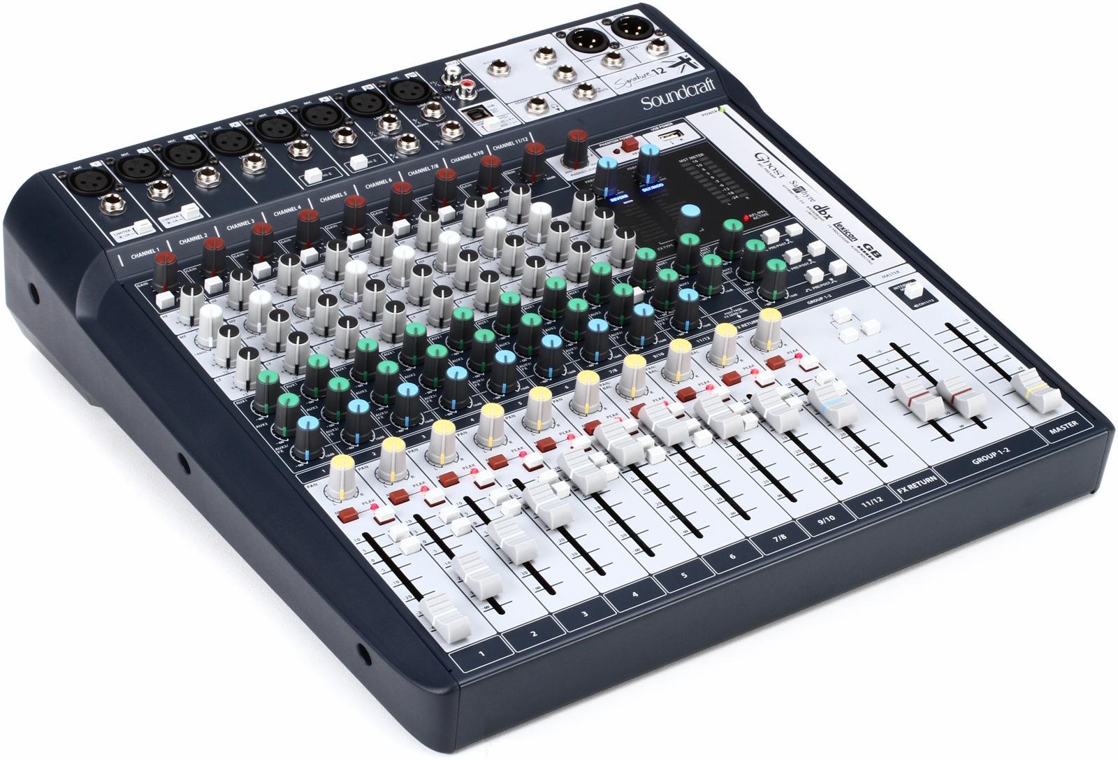 Soundcraft Signature 12 USB Mixer Authorized Dealer Fast Free USA Shipping!