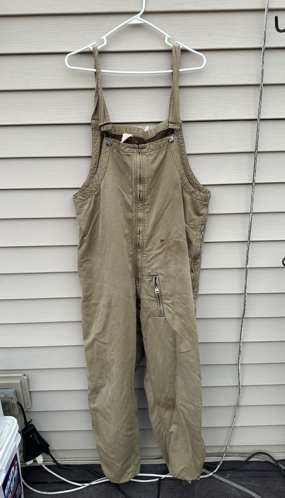 WW2 40s US Army Second Pattern Tanker Bib Overalls