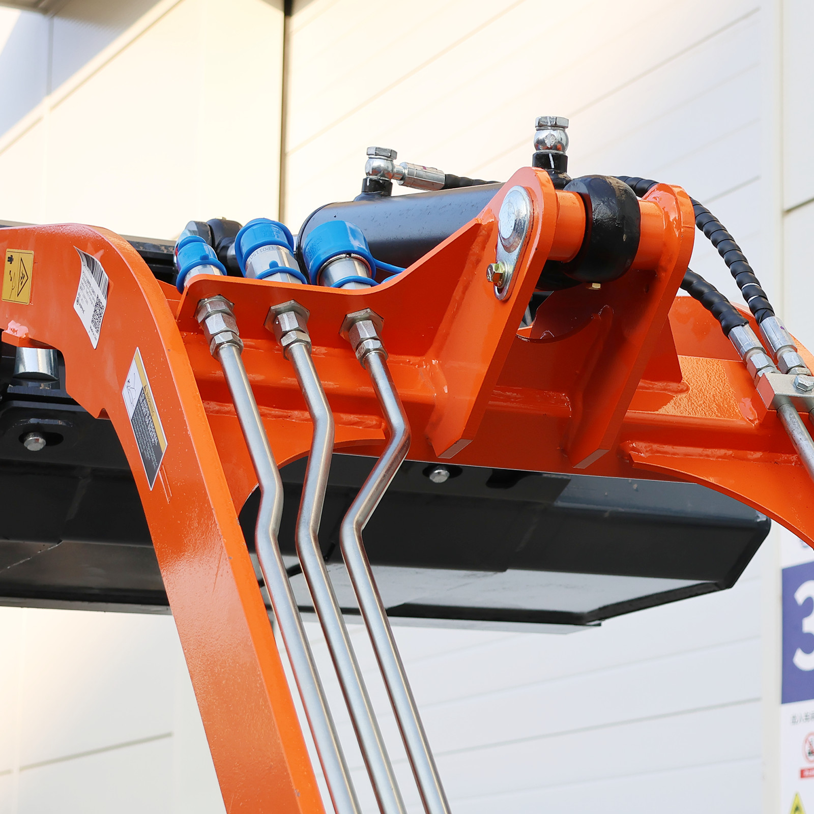 23HP Mini Skid Steer Loader with 3 Attachments, Free Shipping