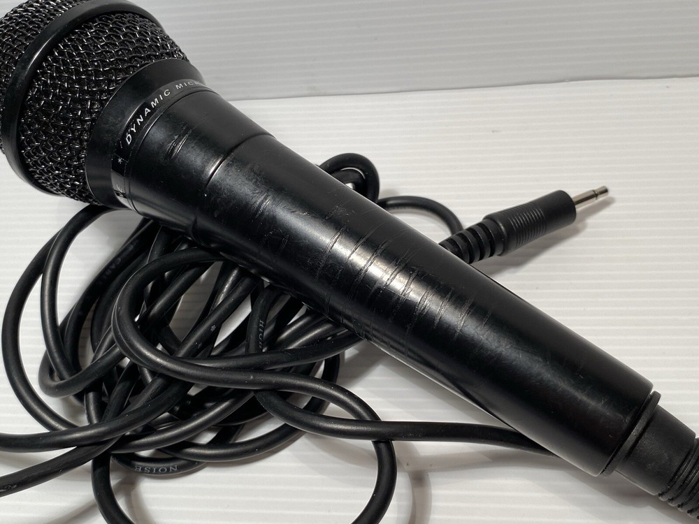 Dynamic Black Wired Microphone PS3 Xbox 360 Wii #8
