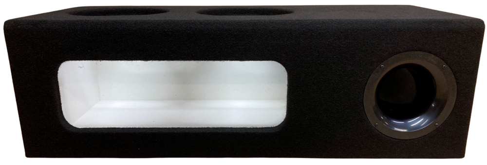 For 2 8" Sundown X-8 X V.2 V.3 Custom Ported Sub Box Enclosure ~ WHITE INTERIOR