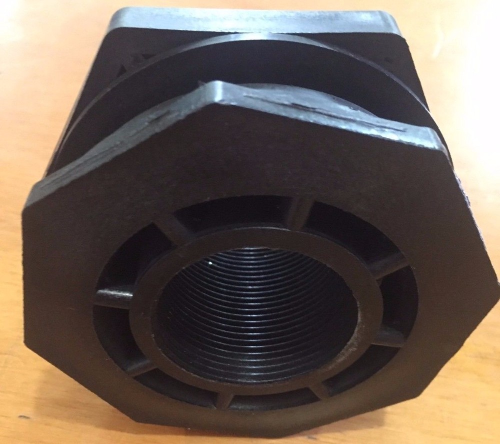 1 1/2" poly Bulkhead tank fitting