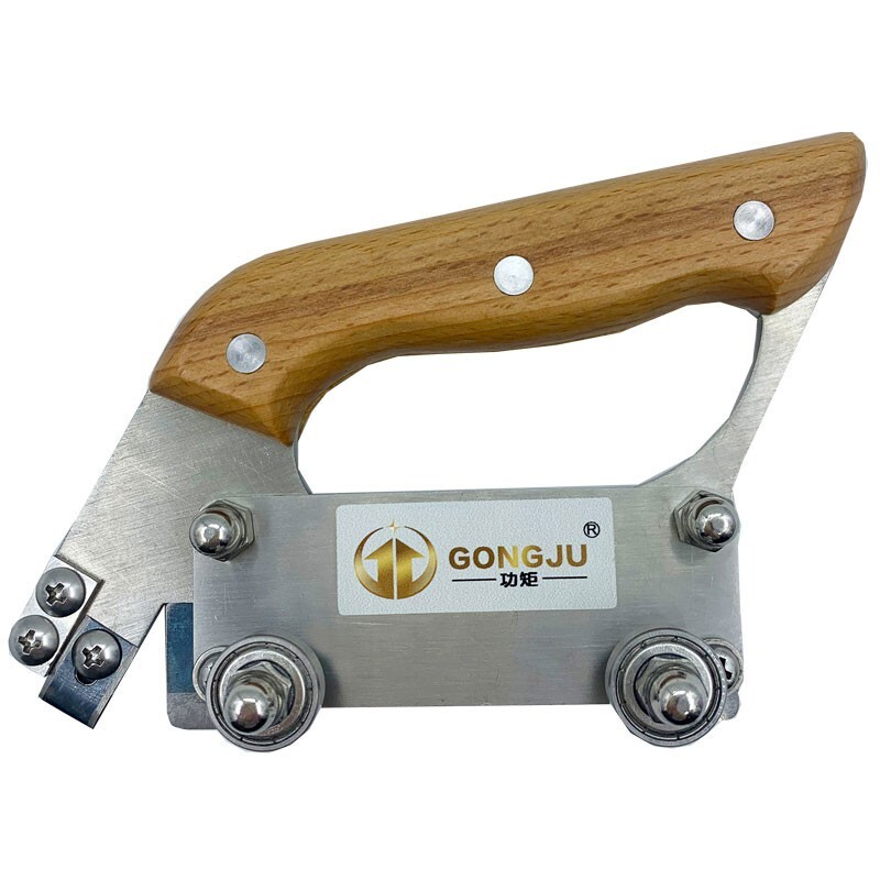 PVC Plastic Floor Groover Floor Construction Tool Beech Wood Handle Adjustable