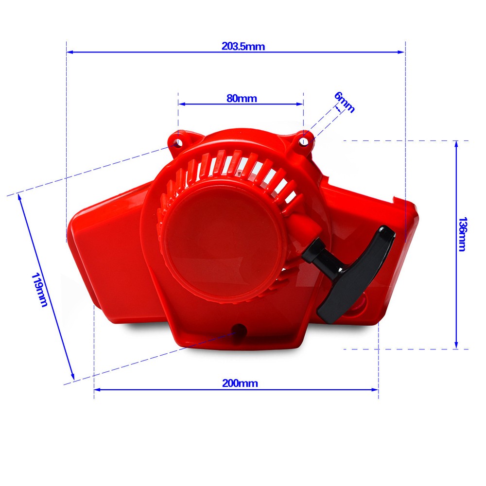 Pull Start Recoil Starter Rewind Pully Part For Robin NB411 Engine Motor Trimmer