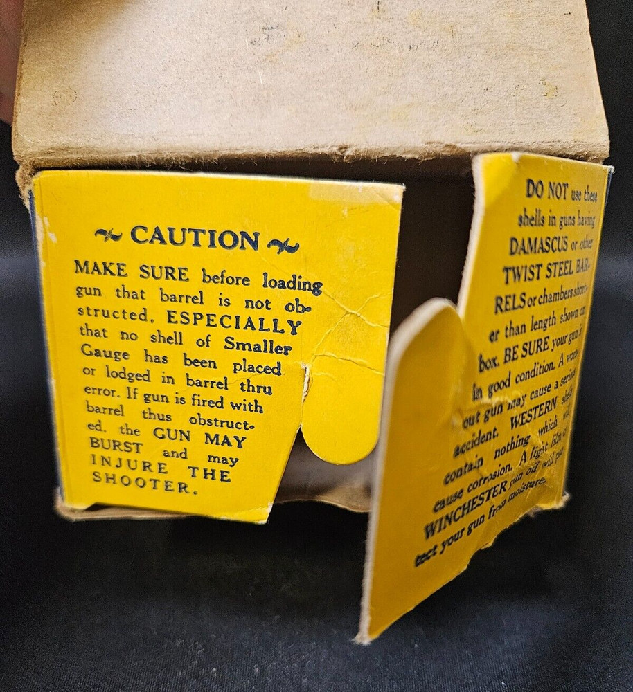 Vintage Western Xpert 16 GA. Shotgun Shells Empty Box