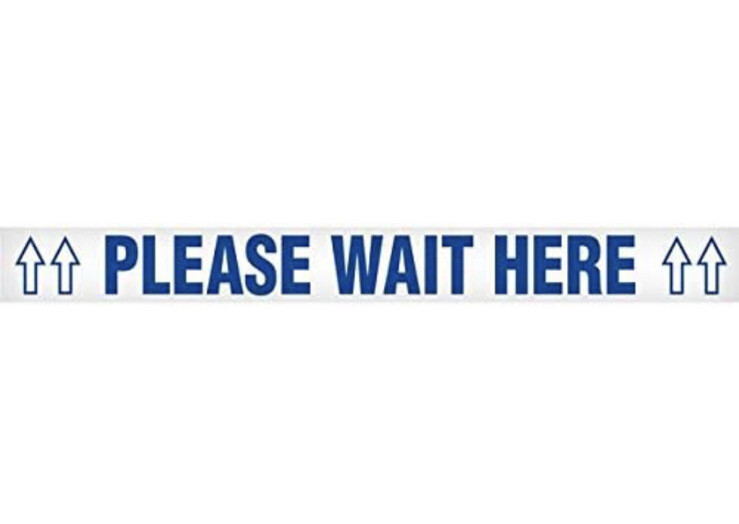 Incom Manufacturing Wtp116 Floor Safety Tape. please wait here. b