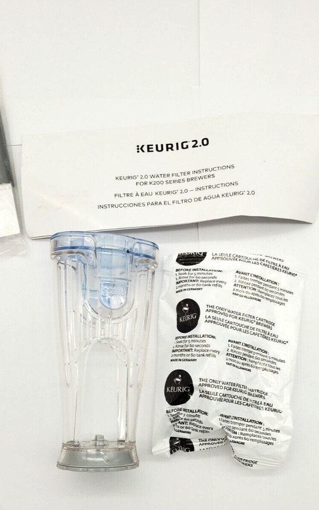 OEM Keurig Water Filter System- Brewer Maintenance Kit- Manual