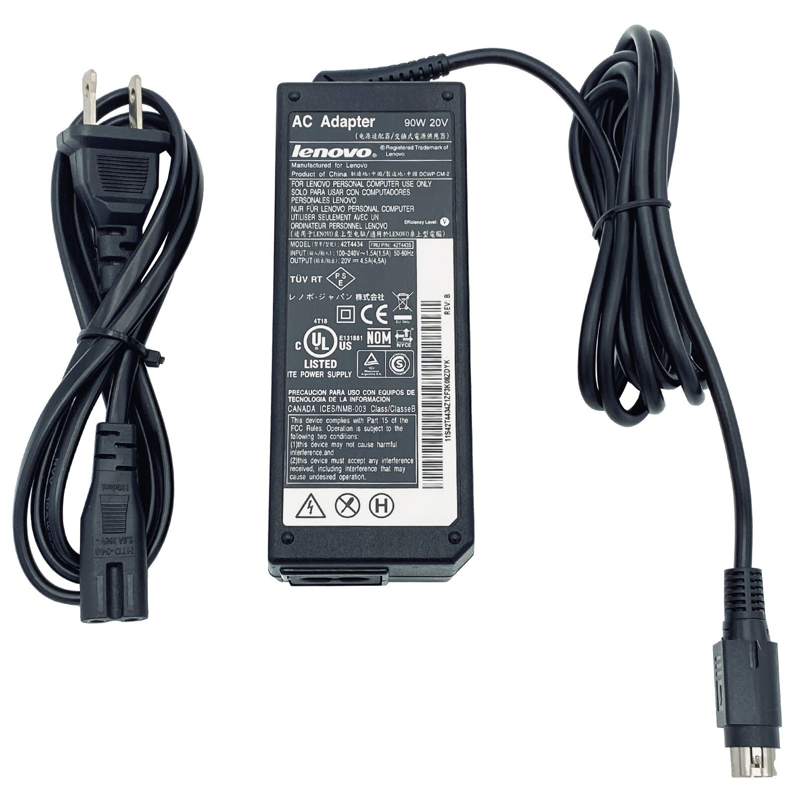 Branded AC Power Adapter 4-Pin GE LOGIQ e LOGIQ i LOGIQ Book GX Vivid E