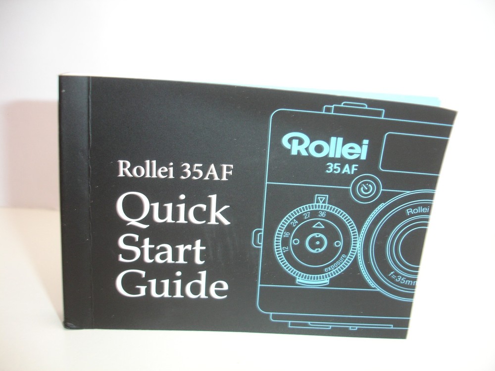 Rollei 35 AF Quick Start Guide / Manual