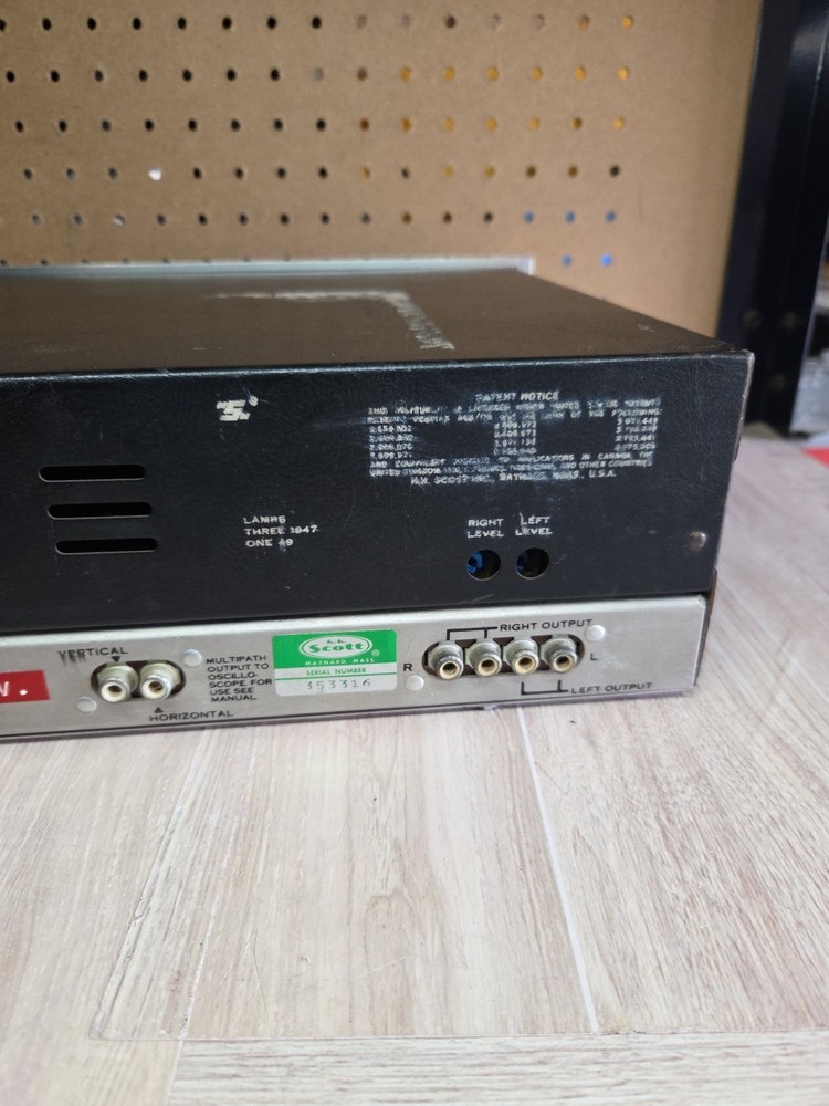 Scott Stereo Master Model 312C FM Tuner Untested