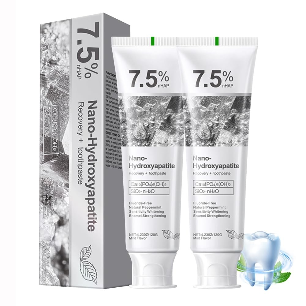 CEELIKE 7.5% Nano Hydroxyapatite Toothpaste 2-Pack