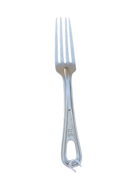 Authentic U.S. Military mess kit fork Vintage/collectible- stainless steel