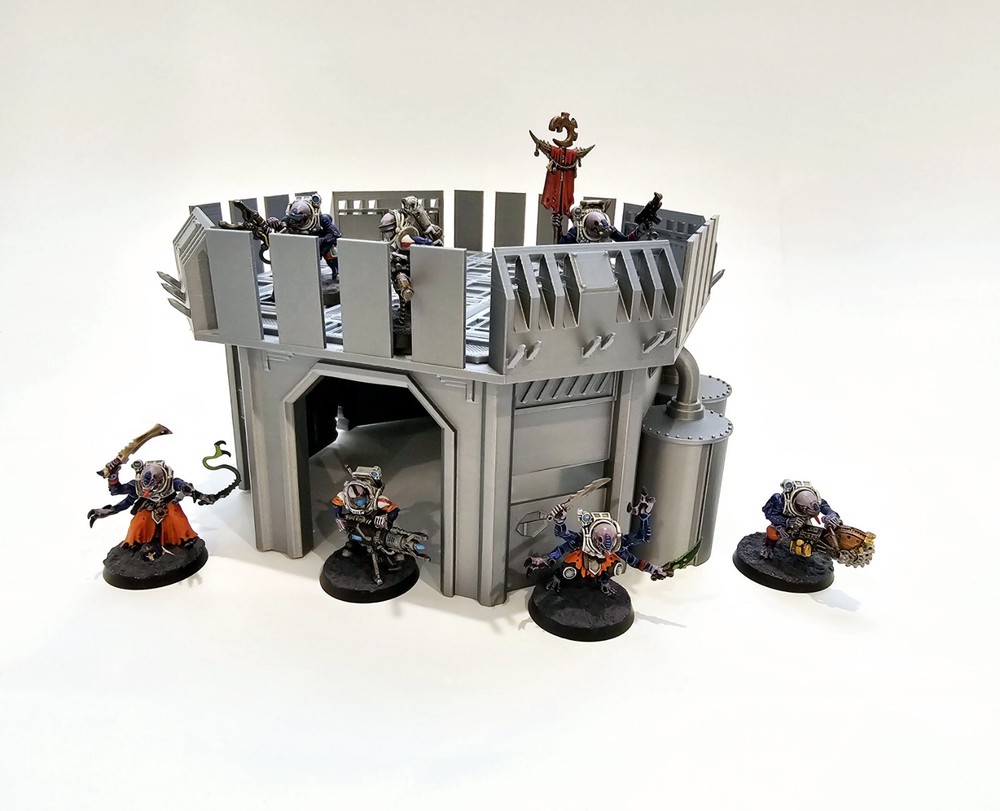3d Printed Terrain. Forward Command Outpost Great For Warhammer 40K Or Kill Team