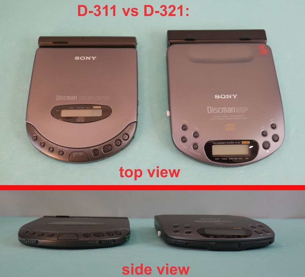 Sony D-321 Discman :: Restored :: Complete Set