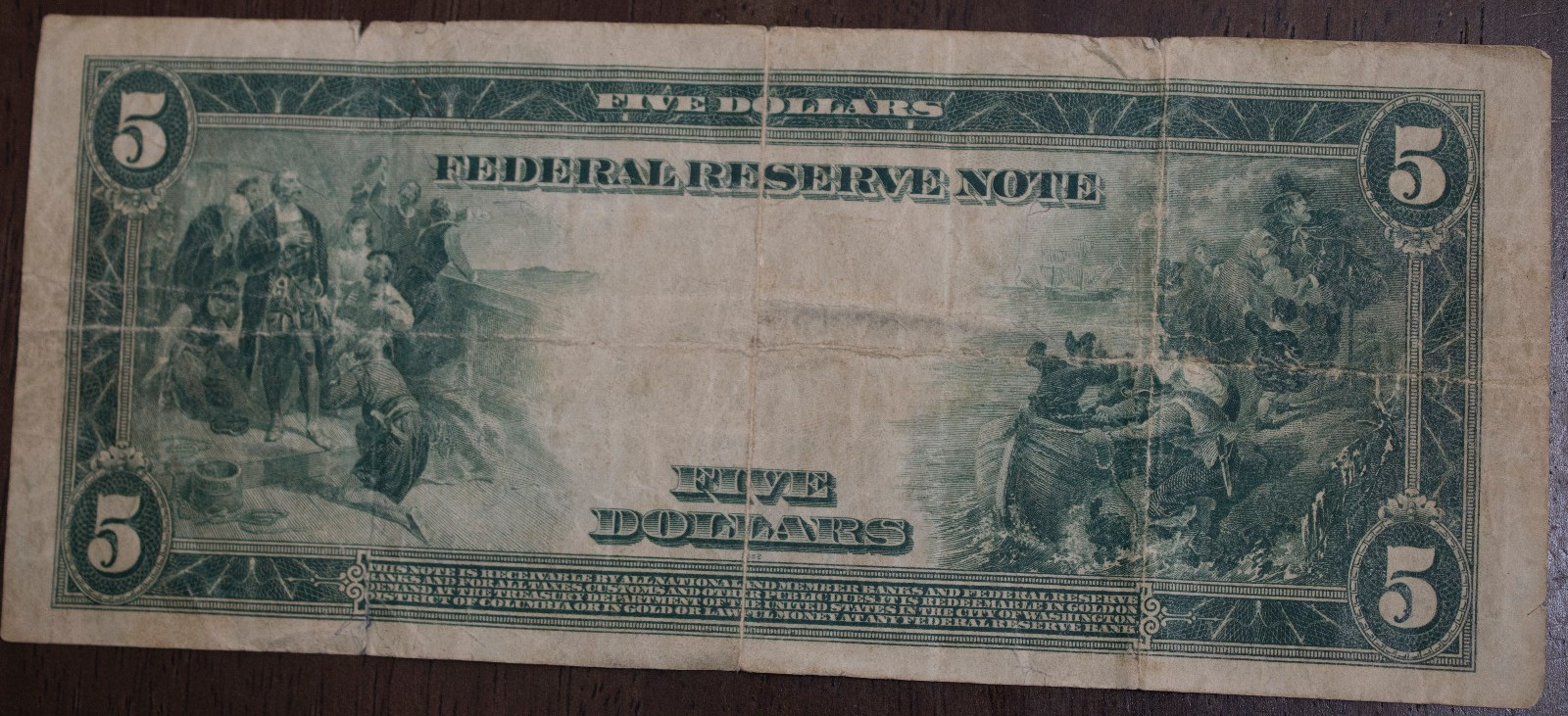 1914 $5 Federal Reserve Note Lincoln........Lot 4895