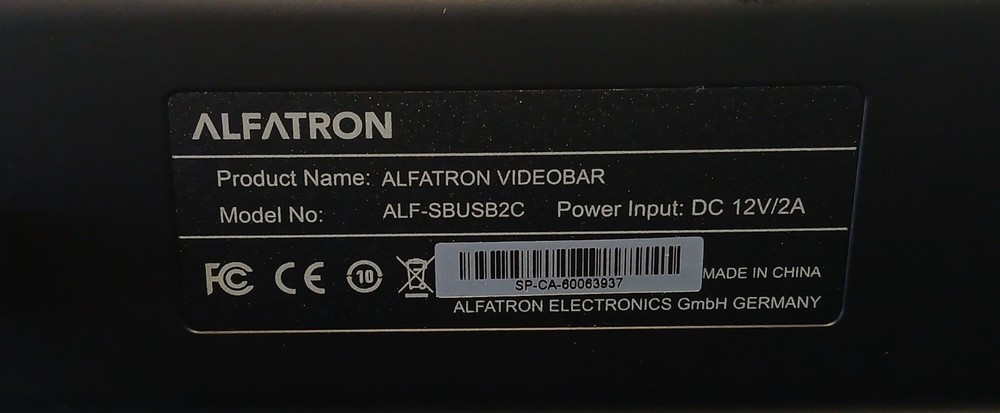 Video Bar With Full Hd Camera