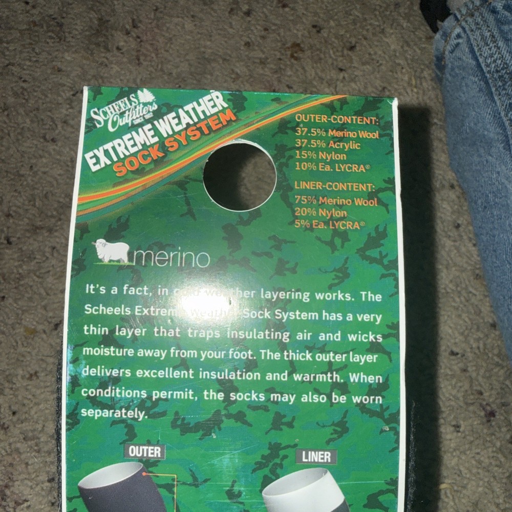 Scheels Outfitters Extreme Weather Sock System