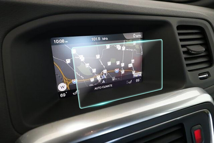 Crystal Clear Screen Protector for 2017 Volvo V60 Vehicle Navigation