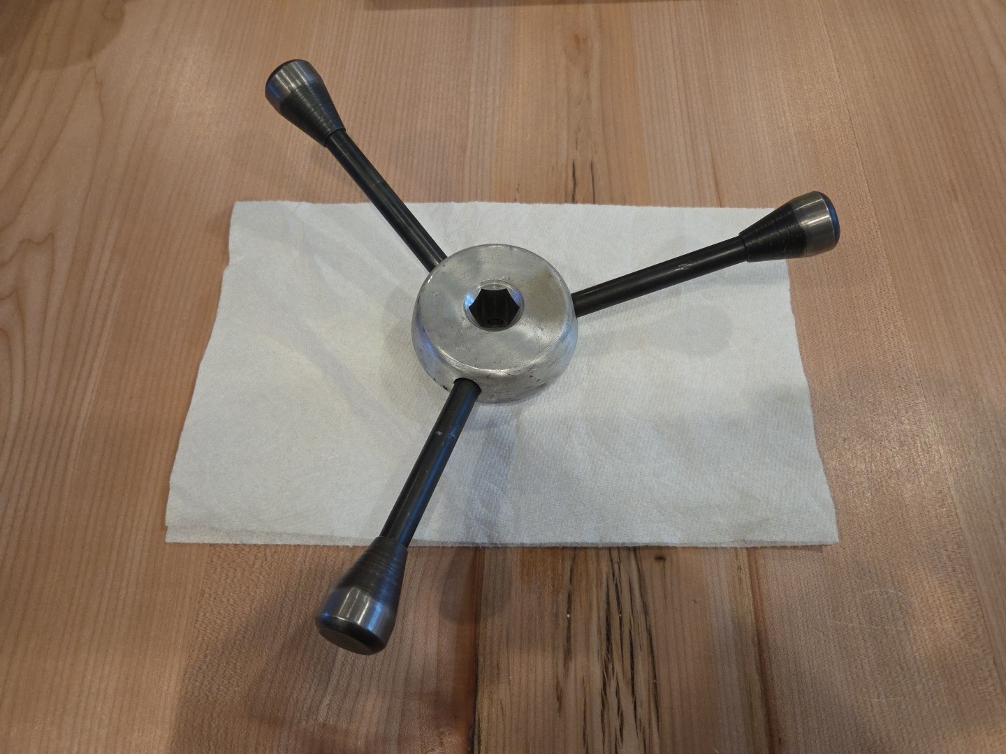 6 " MILLING VISE SPEED HANDLE Unknown Brand.  Came From KURT 6" VISE