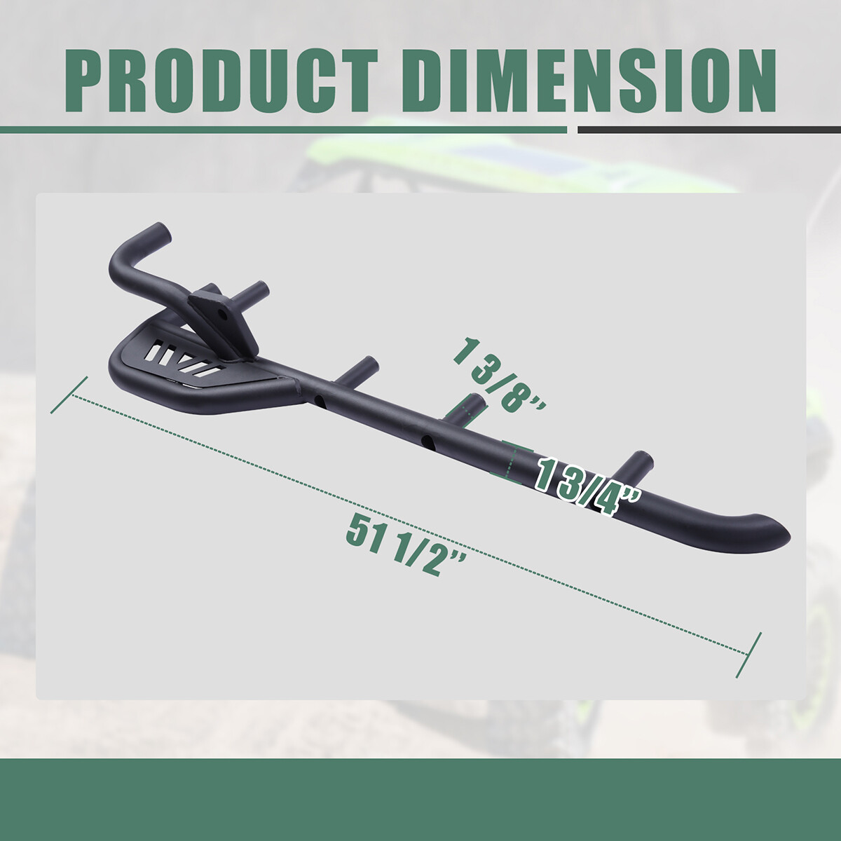 Rock Sliders Side Nerf Bars 2 Door for 20-24 Kawasaki Teryx KRX 1000 #99994-1314