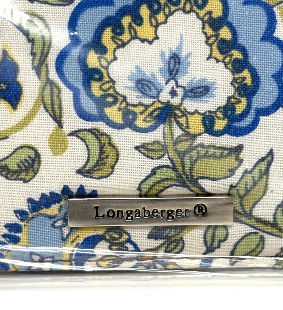 LONGABERGER Earth & Sky Checkbook Cover--NEW