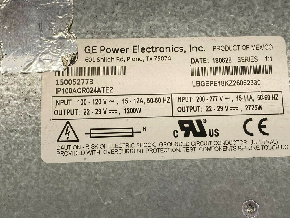 GE IP100ACRO24ATEZ RECTIFIER