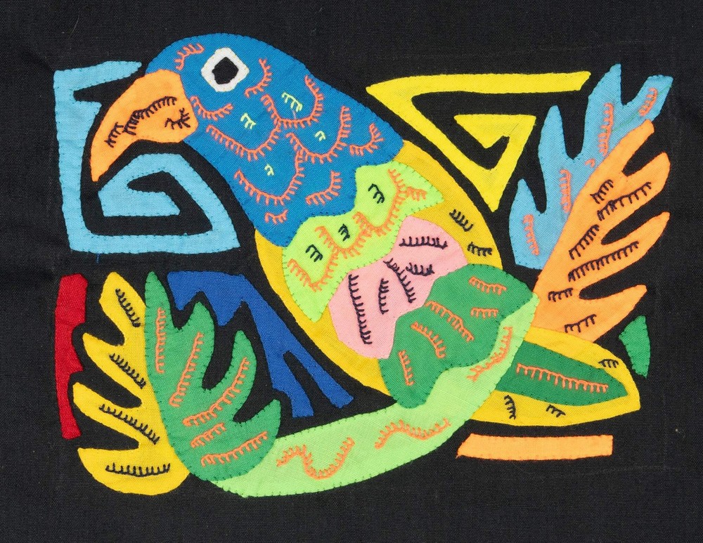 Multicolor Orange And Blue Molita