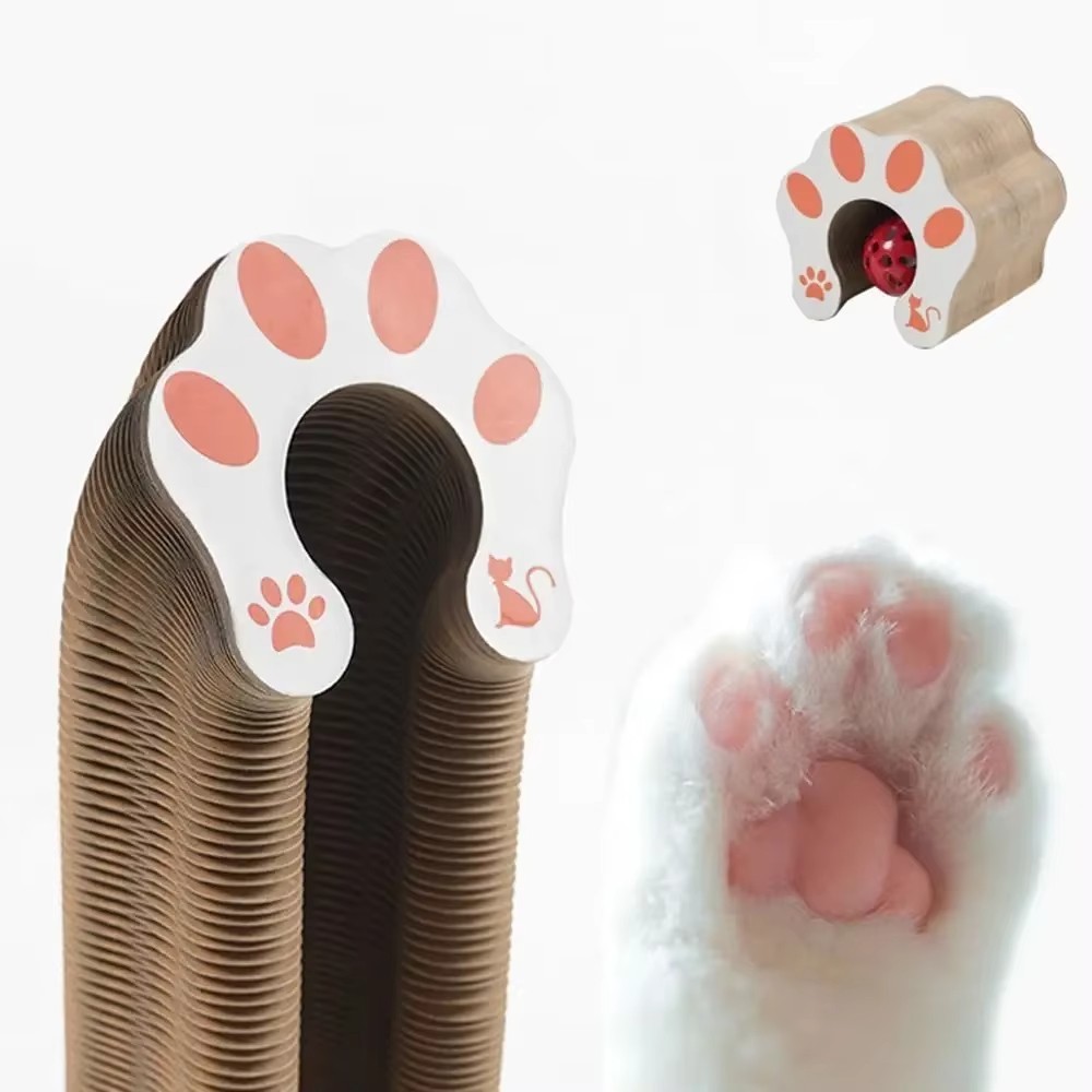 Magic Organ Cat Scratching Board Interactive Scratcher Cat Toy Foldable Cat