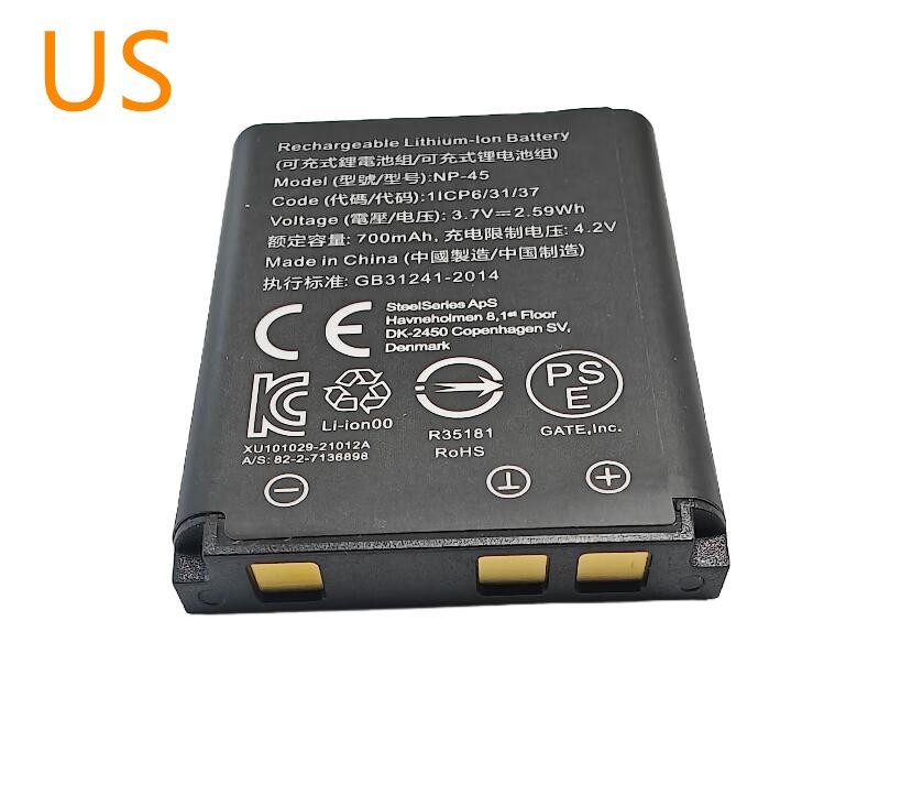 Replacement 3.7V NP-45 Battery for Steelseries Arctis Nova Pro Wireless headset