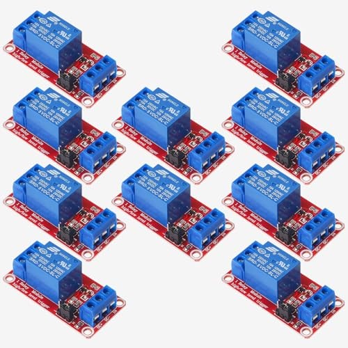 10Pcs DC 5V Relay Module 1-Channel