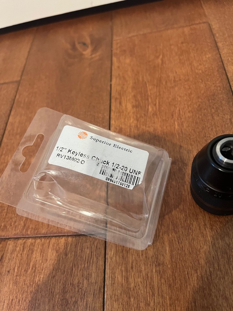 Weida 1/2" Keyless Drill Chuck with 1/2-20 threaded mount