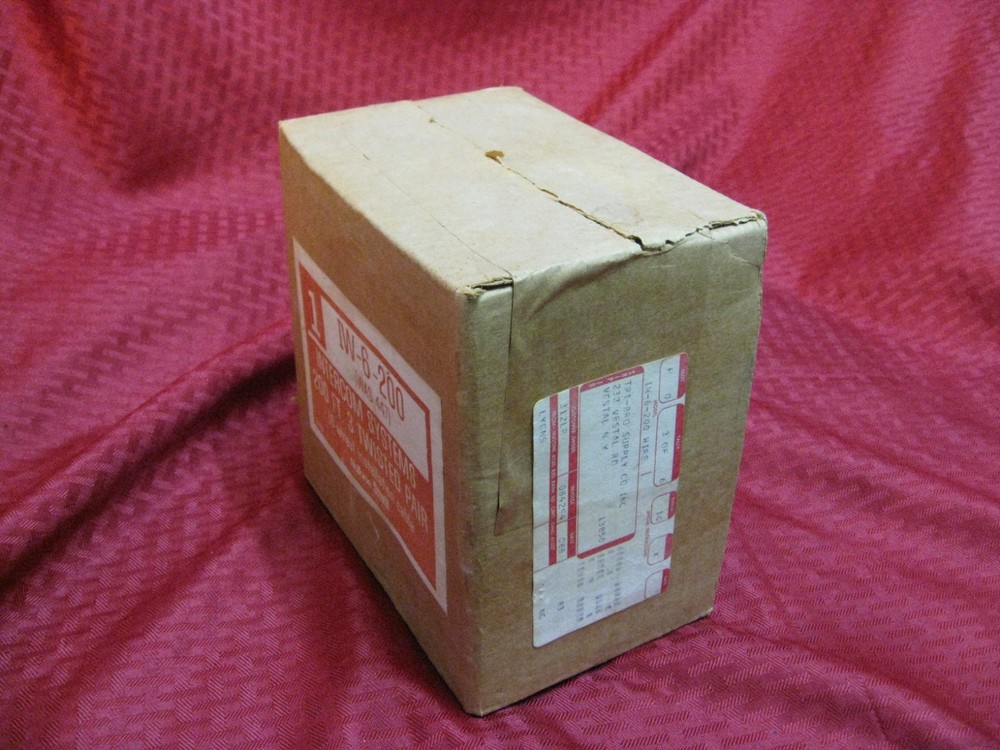 NuTone Scovil Intercom Systems IW-6-200 6 Wire Installation Cable 200 Ft Spool