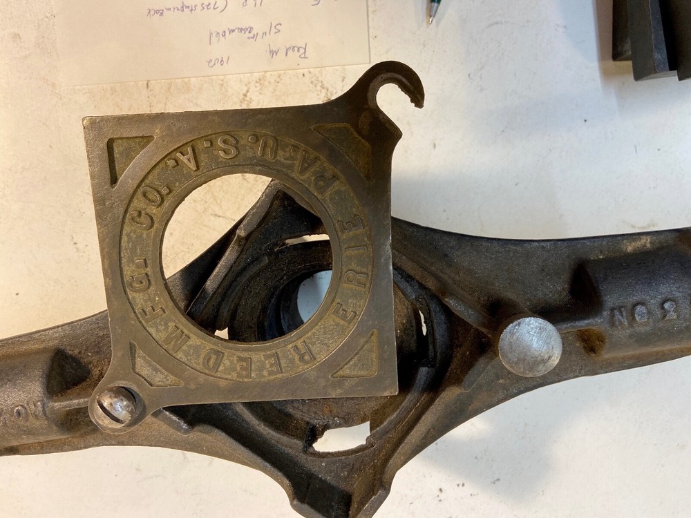 Antique Reed Mfg Pipe Threader 1902 No. 2S